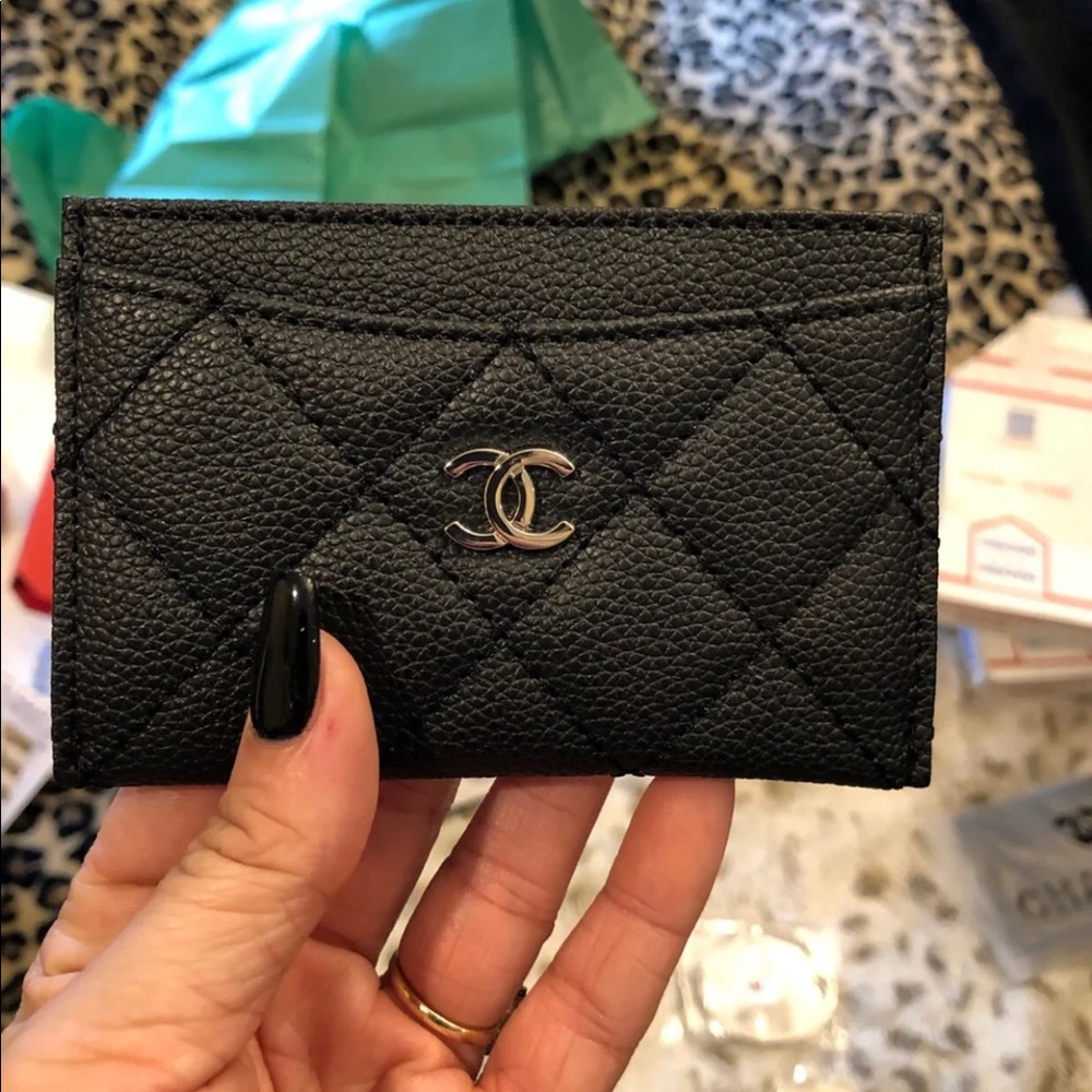 Chanel card holder